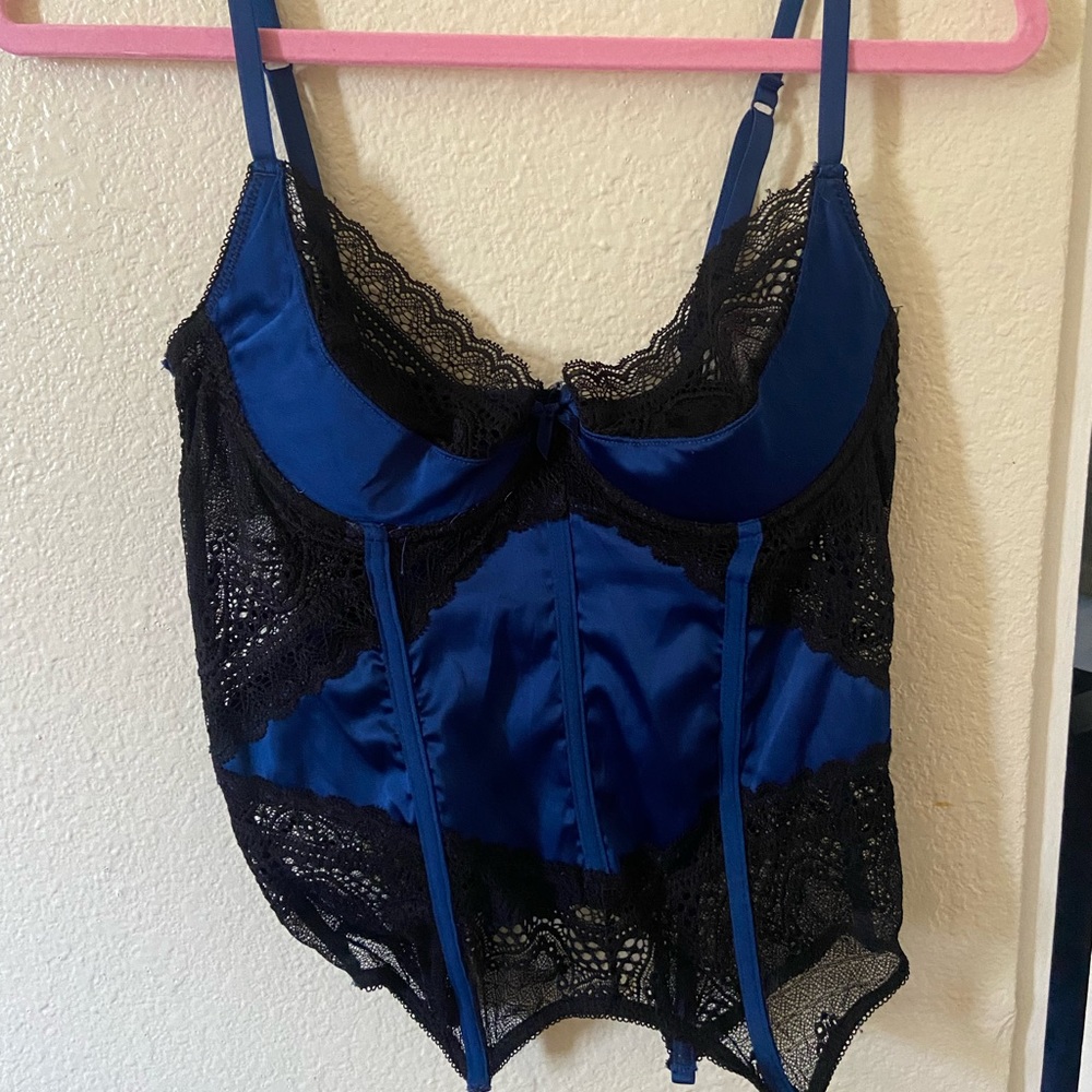 Fredricks Hollywood blue corset